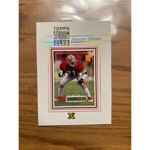 1995 Topps Stadium Club Master photo Deion Sanders 5 x 7